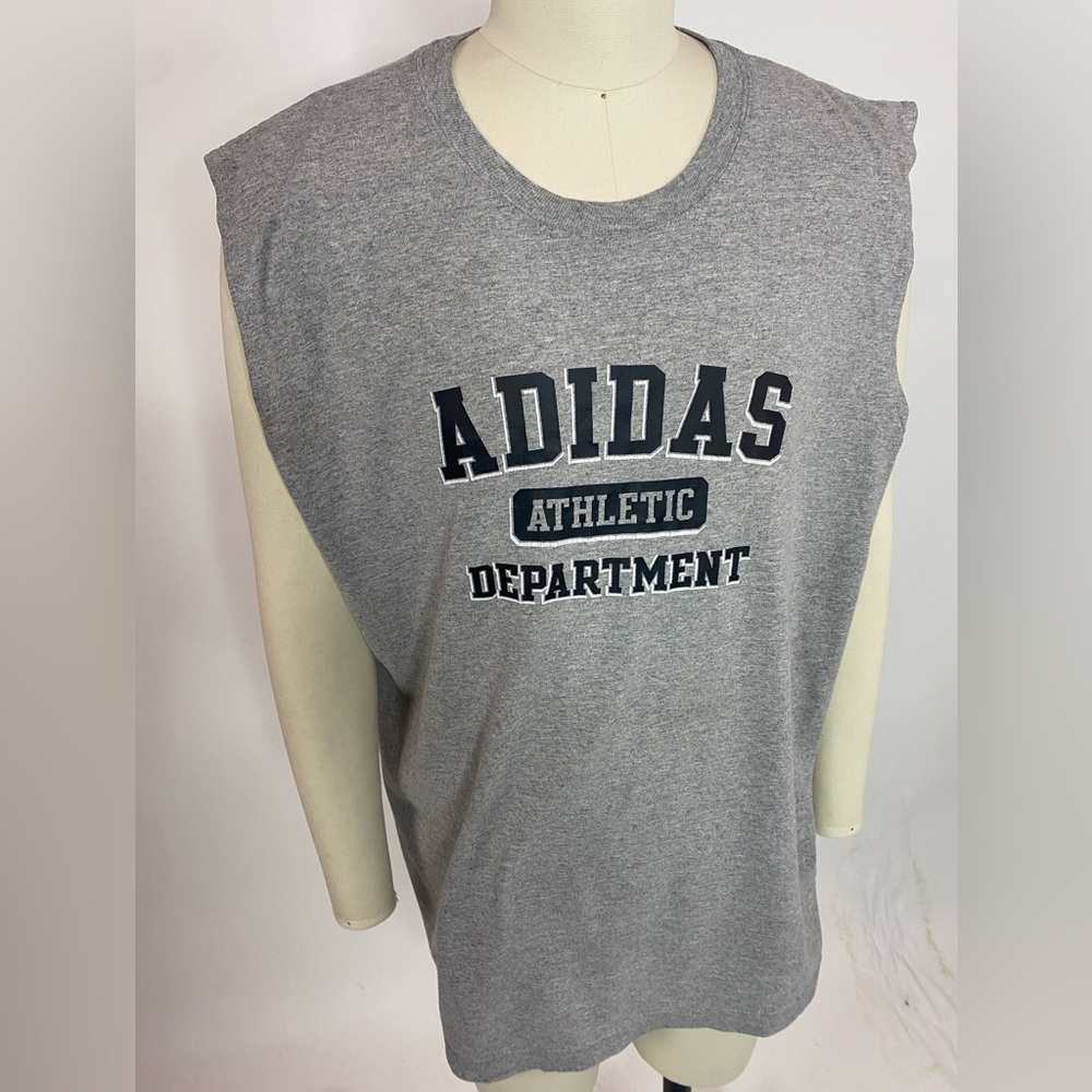 Vintage Adidas Brand Cut-Off Tank Top